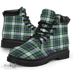 ScotsTee Shop Scottish MacKenzie Dress Modern Clan Tartan All Season Boots
