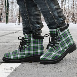 ScotsTee Shop Scottish MacKenzie Dress Modern Clan Tartan All Season Boots