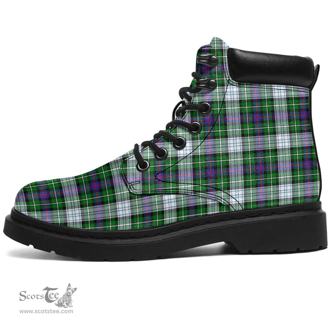 ScotsTee Shop Scottish MacKenzie Dress Modern Clan Tartan All Season Boots