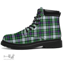 ScotsTee Shop Scottish MacKenzie Dress Modern Clan Tartan All Season Boots