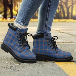 ScotsTee Shop Scottish MacLaine of Loch Buie Hunting Ancient Clan Tartan All Season Boots