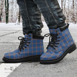 ScotsTee Shop Scottish MacLaine of Loch Buie Hunting Ancient Clan Tartan All Season Boots