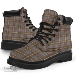 ScotsTee Shop Scottish MacIntyre Hunting Weathered Clan Tartan All Season Boots