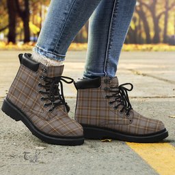 ScotsTee Shop Scottish MacIntyre Hunting Weathered Clan Tartan All Season Boots