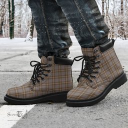 ScotsTee Shop Scottish MacIntyre Hunting Weathered Clan Tartan All Season Boots