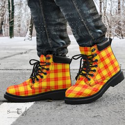 ScotsTee Shop Scottish MacLeod of Raasay Clan Tartan All Season Boots