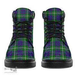 ScotsTee Shop Scottish MacIntyre Hunting Modern Clan Crest Tartan All Season Boots