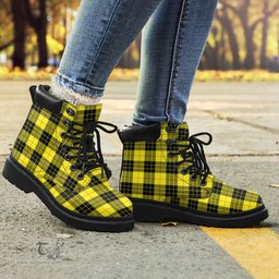 ScotsTee Shop Scottish MacLeod of Lewis Modern Clan Tartan All Season Boots