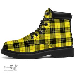 ScotsTee Shop Scottish MacLeod of Lewis Modern Clan Tartan All Season Boots