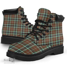 ScotsTee Shop Scottish Thomson Hunting Modern Clan Tartan All Season Boots