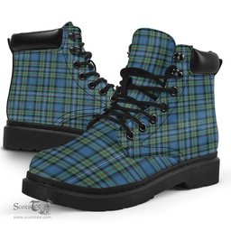 ScotsTee Shop Scottish Robertson Hunting Ancient Clan Tartan All Season Boots