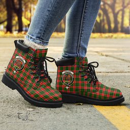 ScotsTee Shop Scottish Pollock Modern Clan Crest Tartan All Season Boots