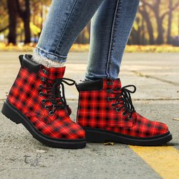 ScotsTee Shop Scottish MacIver Modern Clan Tartan All Season Boots