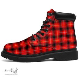 ScotsTee Shop Scottish MacIver Modern Clan Tartan All Season Boots