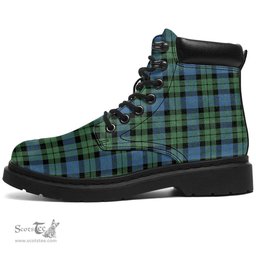 ScotsTee Shop Scottish MacKay Ancient Clan Tartan All Season Boots