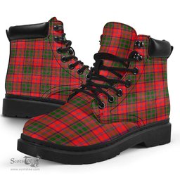 ScotsTee Shop Scottish Stewart of Appin Modern Clan Tartan All Season Boots
