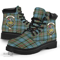 ScotsTee Shop Scottish Paisley District Clan Crest Tartan All Season Boots