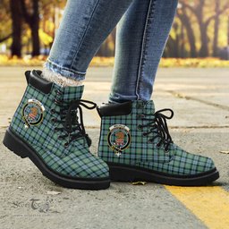 ScotsTee Shop Scottish Melville Clan Crest Tartan All Season Boots