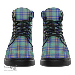 ScotsTee Shop Scottish US Marine Clan Tartan All Season Boots