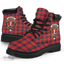 ScotsTee Shop Scottish Robertson Modern Clan Crest Tartan All Season Boots