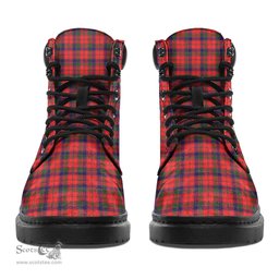 ScotsTee Shop Scottish Robertson Modern Clan Crest Tartan All Season Boots
