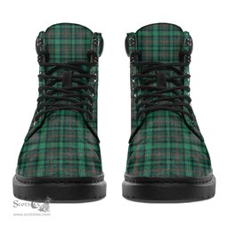 ScotsTee Shop Scottish Ross Hunting Modern Clan Tartan All Season Boots