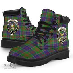 ScotsTee Shop Scottish Stewart of Appin Hunting Modern Clan Crest Tartan All Season Boots