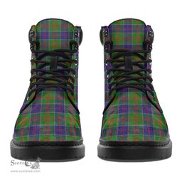 ScotsTee Shop Scottish Stewart of Appin Hunting Modern Clan Crest Tartan All Season Boots