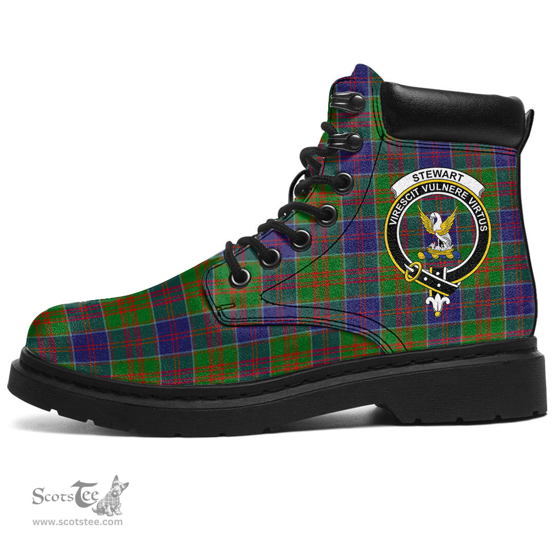 ScotsTee Shop Scottish Stewart of Appin Hunting Modern Clan Crest Tartan All Season Boots