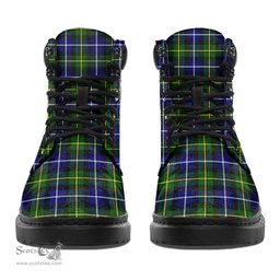 ScotsTee Shop Scottish MacNeill of Barra Modern Clan Tartan All Season Boots