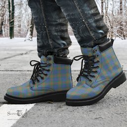 ScotsTee Shop Scottish Stewart of Appin Hunting Ancient Clan Tartan All Season Boots