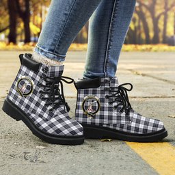 ScotsTee Shop Scottish MacRae Dress Modern Clan Crest Tartan All Season Boots