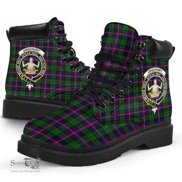 ScotsTee Shop Scottish Urquhart Modern Clan Crest Tartan All Season Boots