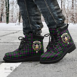 ScotsTee Shop Scottish Urquhart Modern Clan Crest Tartan All Season Boots