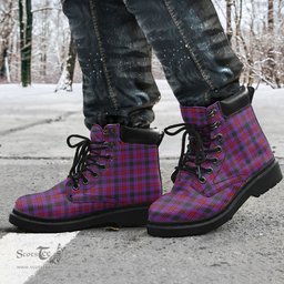 ScotsTee Shop Scottish Montgomery Modern Clan Tartan All Season Boots