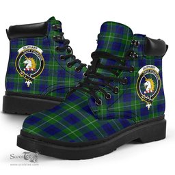 ScotsTee Shop Scottish Oliphant Modern Clan Crest Tartan All Season Boots