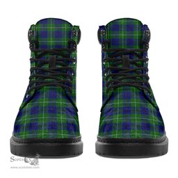 ScotsTee Shop Scottish Oliphant Modern Clan Crest Tartan All Season Boots