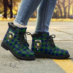 ScotsTee Shop Scottish Oliphant Modern Clan Crest Tartan All Season Boots