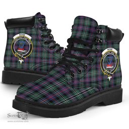 ScotsTee Shop Scottish Rose Hunting Modern Clan Crest Tartan All Season Boots