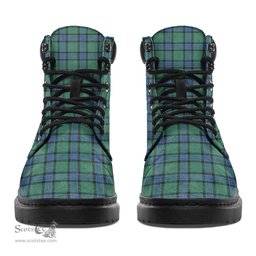 ScotsTee Shop Scottish Sinclair Hunting Ancient Clan Crest Tartan All Season Boots