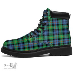 ScotsTee Shop Scottish Murray of Atholl Ancient Clan Tartan All Season Boots