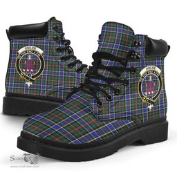 ScotsTee Shop Scottish Ogilvie Hunting Modern Clan Crest Tartan All Season Boots