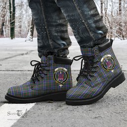 ScotsTee Shop Scottish Ogilvie Hunting Modern Clan Crest Tartan All Season Boots