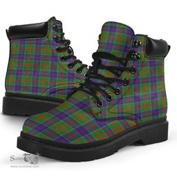 ScotsTee Shop Scottish Stewart of Appin Hunting Modern Clan Tartan All Season Boots