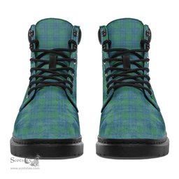 ScotsTee Shop Scottish Montgomery Ancient Clan Crest Tartan All Season Boots