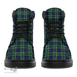 ScotsTee Shop Scottish MacNeil of Colonsay Modern Clan Tartan All Season Boots