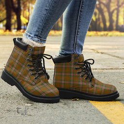 ScotsTee Shop Scottish Scott Brown Modern Clan Tartan All Season Boots