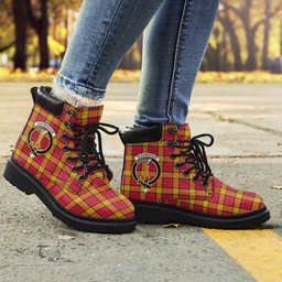 ScotsTee Shop Scottish Scrymgeour Clan Crest Tartan All Season Boots