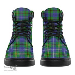 ScotsTee Shop Scottish Turnbull Hunting Clan Tartan All Season Boots