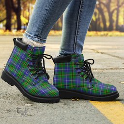 ScotsTee Shop Scottish Turnbull Hunting Clan Tartan All Season Boots